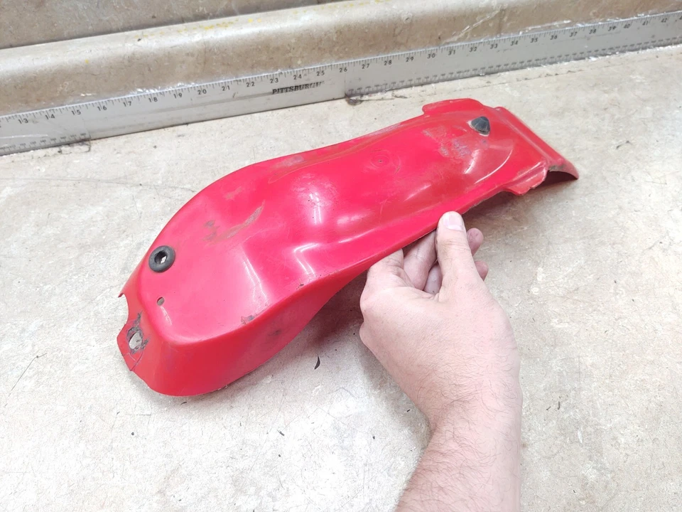 Honda 100 XL XL100-S XL100S OEM Inner Rear Fender Mud Guard 1981 ANX - Image 3 of 4