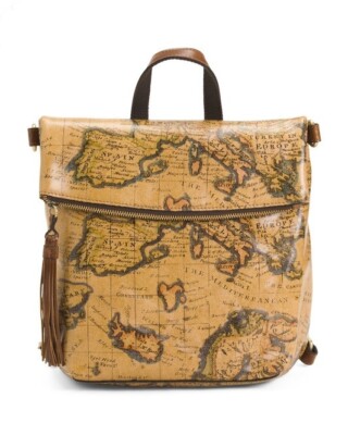 Patricia Nash Luzille Convertible Leather Backpack European  display picture 3