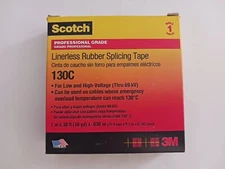 Electrical Splicing Tape. 3M Scotch 130C, 1" x 30'  NIB. (Lot of 2) Ships Free