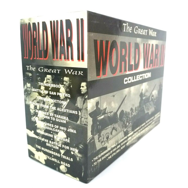 World War II The Great War (VHS/EP, 10Tape Set) In Original Packaging