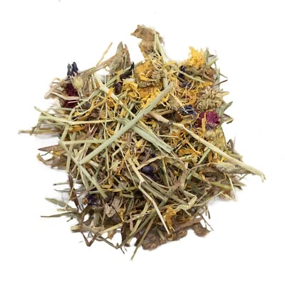 Bunny Bistro 1st Cut Timothy Hay with Flowers 1kg | Rabbit & Guinea Pig Food