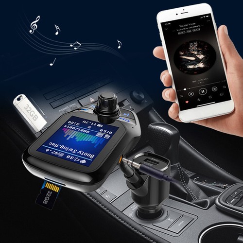 Auto Ladegerät Auto Spannung Display Auto Sender Auto MP3 Player Sender Adapter - 第 8/11 張圖片