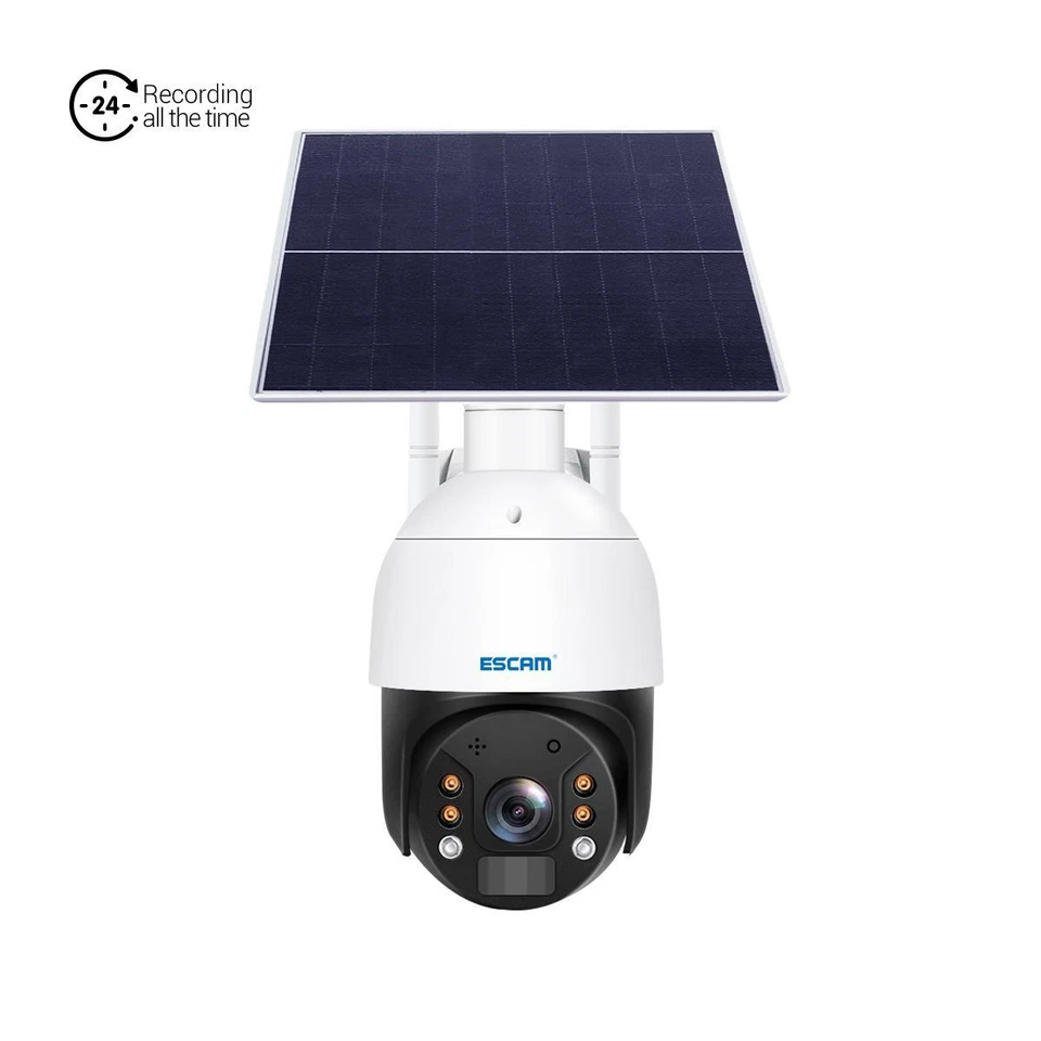 PIR detection night vision two-way Solar Panel 3MP WIFI  Outdoor IP Camera - Image 4 of 4