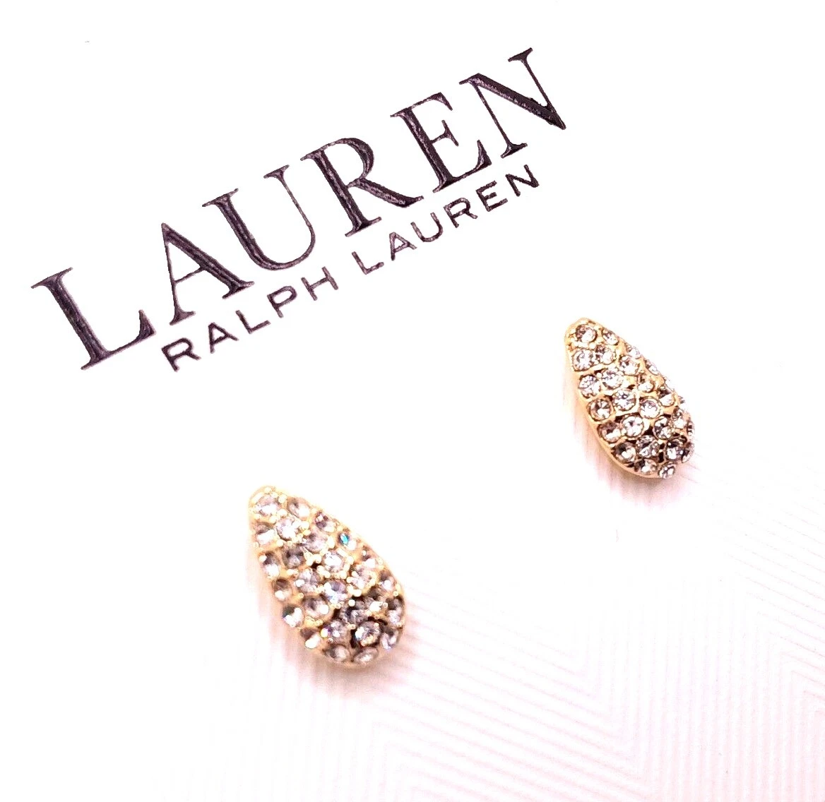 Pendientes de Moda Piedra de Cristal Ralph Lauren