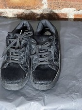PATRICK COX BLACK HAIR LEATHER PCS/TRAINERS SIZE 5 GREAT CONDITION