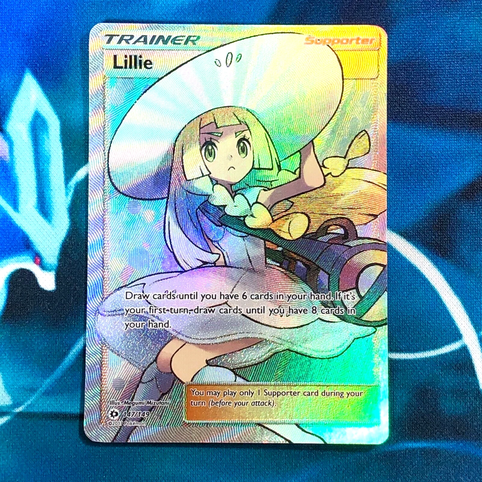 ポケモンカード Lillie #147 ホロ仕様 NM-MT (8) PSA 8 NM-MT