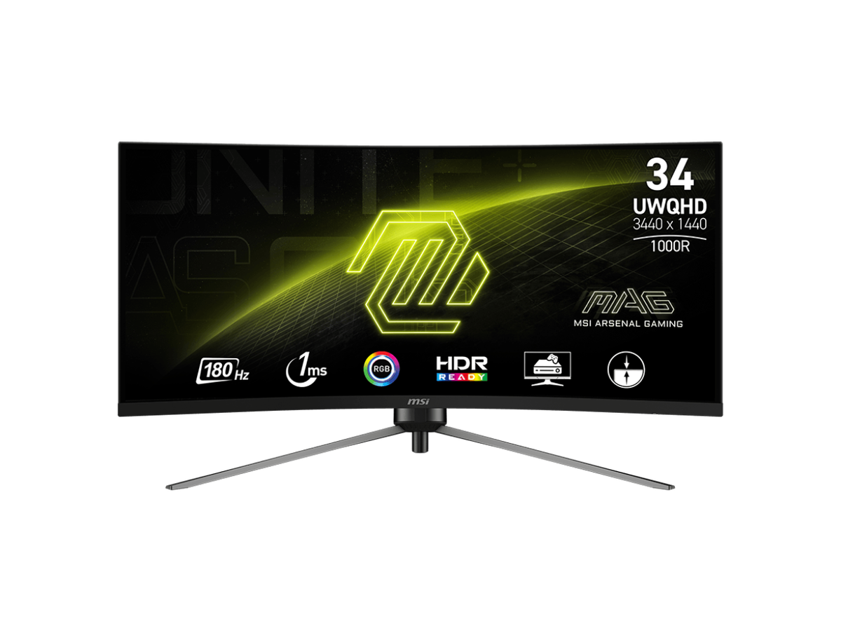 MAG345CQR 34-inch UWQHD 3440 x 1440 Computer Monitor 180Hz HDMI