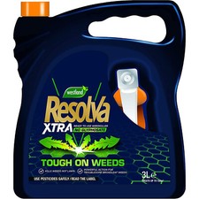 Resolva Xtra Weedkiller 3L Bracken Dock Tough Garden Weed Killer 6.32 per litre