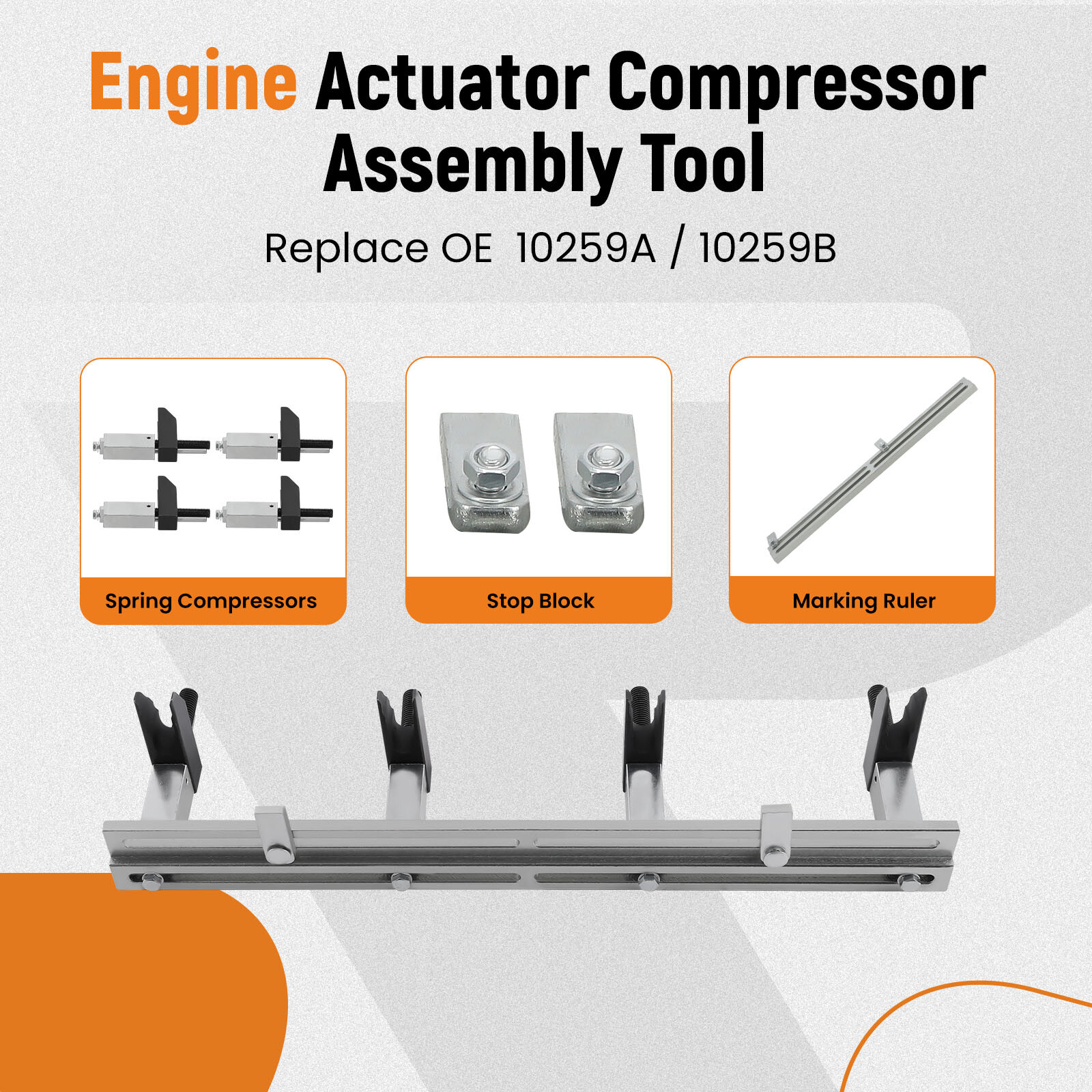 Engine Actuator Compressor Assembly Tool for Fiat MultiAir Engine 10259A 10259B