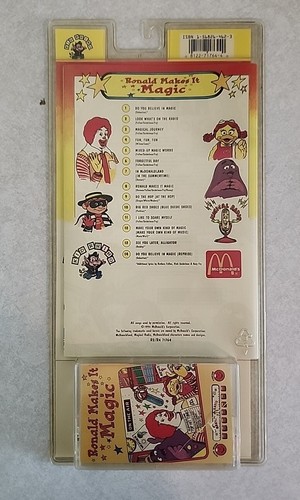 Lot of Ronald Mcdonald Cassette Tapes McDonald's 1994 / Set Of Two - Picture 3 of 5