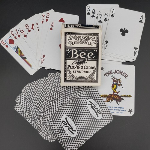 Bee No. 92 Club Special Playing Cards Rio Las Vegas Standard Deck Black - Picture 2 of 11