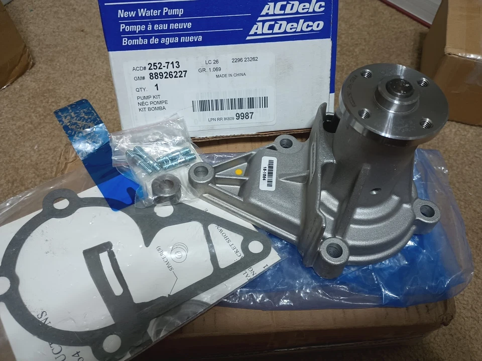ACDelco Engine Water Pump 252-713 For 88926227 Fits GM, Kia  - Image 2 of 3