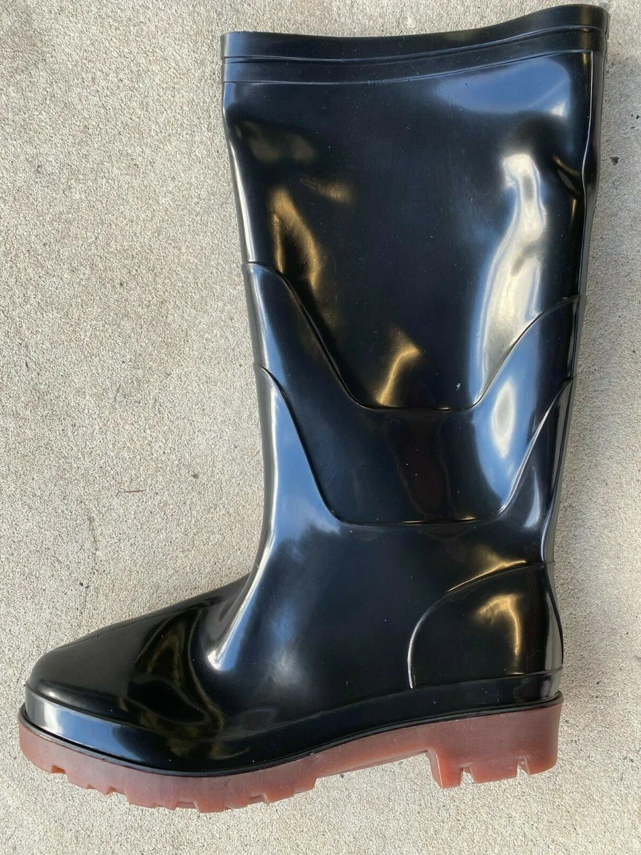 1 pair Mens Rubber Boots Gumboots WATERPROOF wellingtons fishing wet workingRAIN