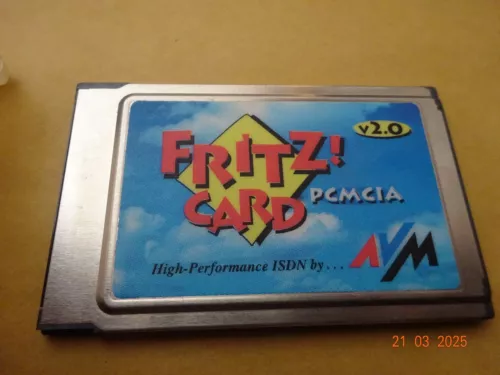 Fritz!Card PCMCIA V2.0 Steckkarte Notebook