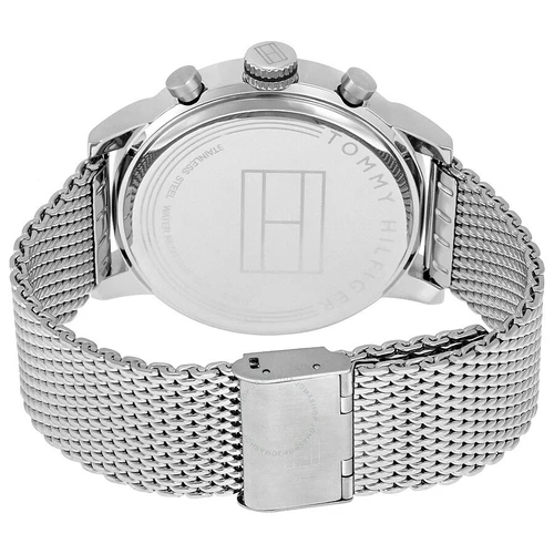 Tommy Hilfiger 1791233 Men’s Watch Quartz Stainless Steel White Dial 46mm NEW - Picture 2 of 4