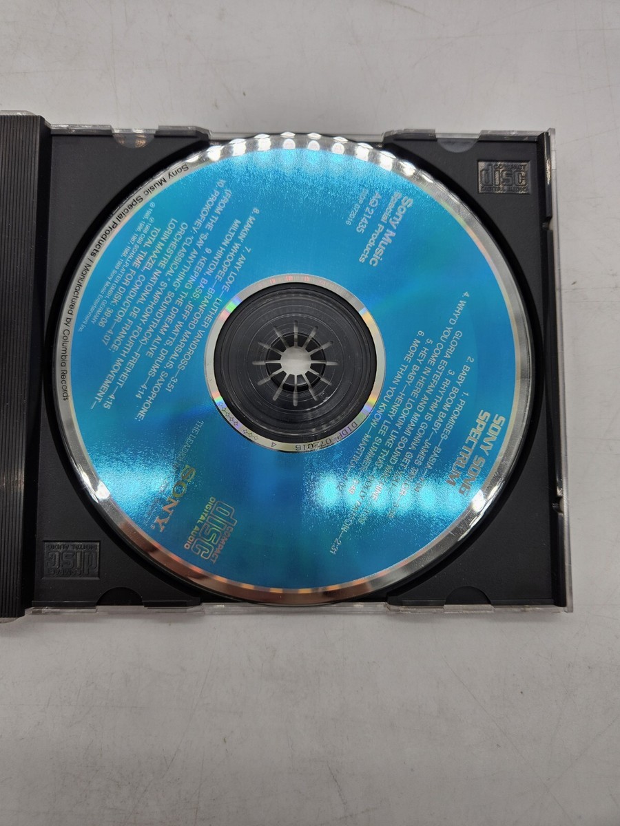 SONY SONG SPECTRUM SAMPLER CD AQ21435 MADE IN GERMANY 1991
