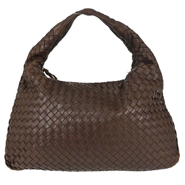 Bottega Veneta Brown Lambskin Intrecciato Hobo Handbag 115653 V0013 2040 118215