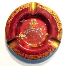 Carlton Ware Rouge Royale Ashtray vintage