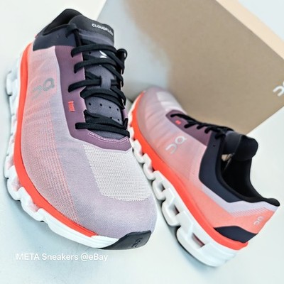 On Cloudflow 4 - US 9 Men's Quartz Blue/Flame Orange Running  - 3MD30102312  NIB