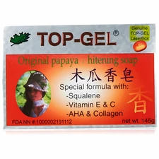 Top Gel Original Papaya Whitening Soap 145g