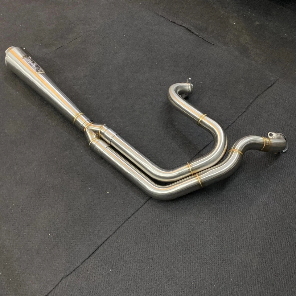Sistema completo de escape 2 en 1 apto para Harley Davidson Sportster 1200 Ci 1999-2020 Foto 4 de 4