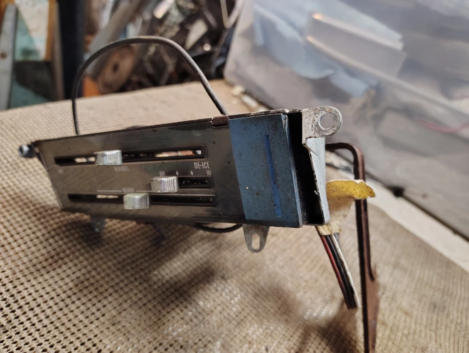 1970 1971 1972 Pontiac GTO LeMans Tempest HVAC Non A/C Heat Control Unit Foto 3 de 4