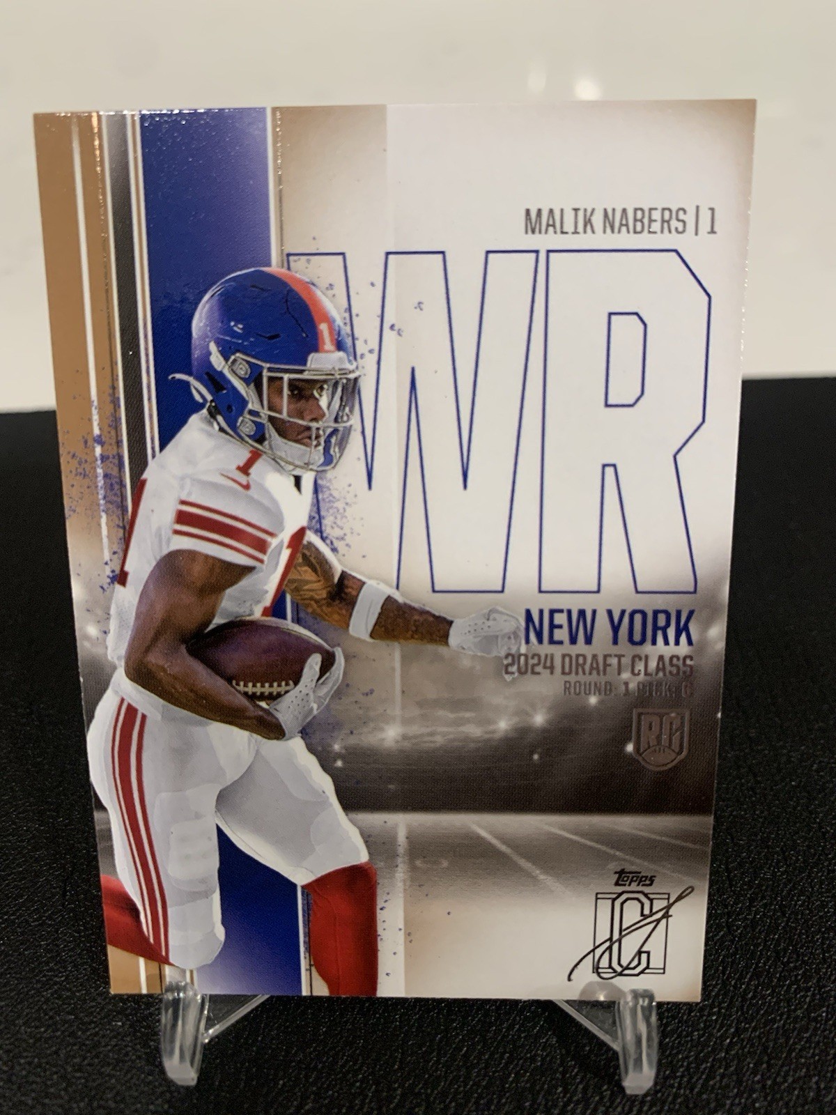 2024 Topps Signature Class - Malik Nabers #159 Bronze Parallel (RC)