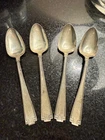 Antique Gorham Sterling Silver Etruscan Pattern Teaspoons Set of 4