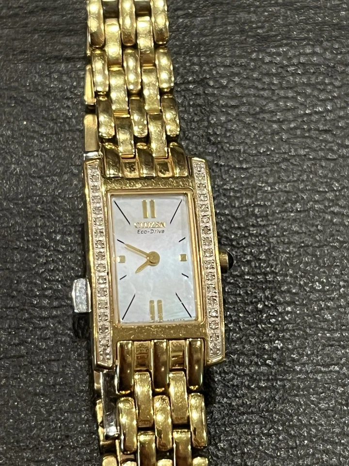 CITIZEN Silhouette Eco Drive MOP Dial SS Women's Watch   - Image 3 of 4