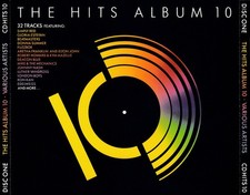 THE HITS ALBUM 10 - 32 TRACK 2 CD SET - 1989 CBS CDHITS 10- MADE IN WEST GERMANY