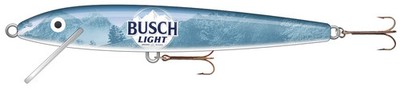 busch light fishing lure Beaver Dam 'The Bruiser' Tip-Up It combines fun and functionality in a unique design that resembles a beer bottle Rapala 29" Giant Lure Busch