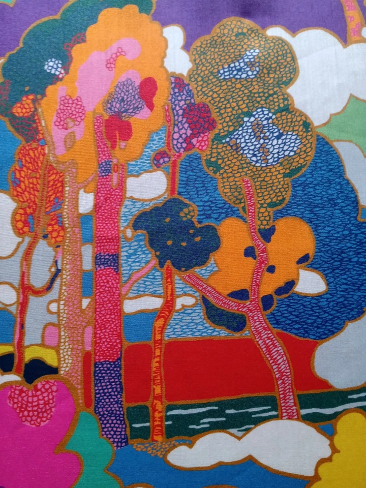 PROSPECT ROAD A - trees - Liberty Tana Lawn cotton approx 67 x 22 cm - Image 4 of 4