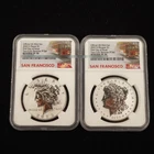2023-S US Mint Morgan and Peace Dollar Set Reverse PF70 NGC - Free Shipping USA