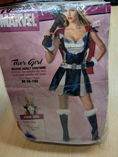 Marvel Thor Girl Deluxe Erwachsenen Kostüm Damen Gr. M (8-10) von Disguise -...