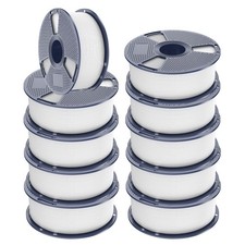 SUNLU 10KG White PLA 1KG 3D Printer Filament 1.75mm PLA White For FDM 3D Printer