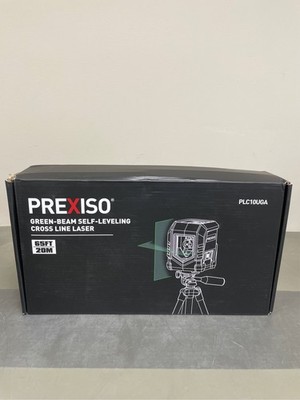 PREXISO Laser Level with Tripod, 65Ft Self Leveling Cross Line Level, PLC10UGA
