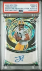 2023 PANINI SPECTRA SIG NEON SPLATTER JORDAN LOVE 8/8 PSA 9 DNA AUTO 10