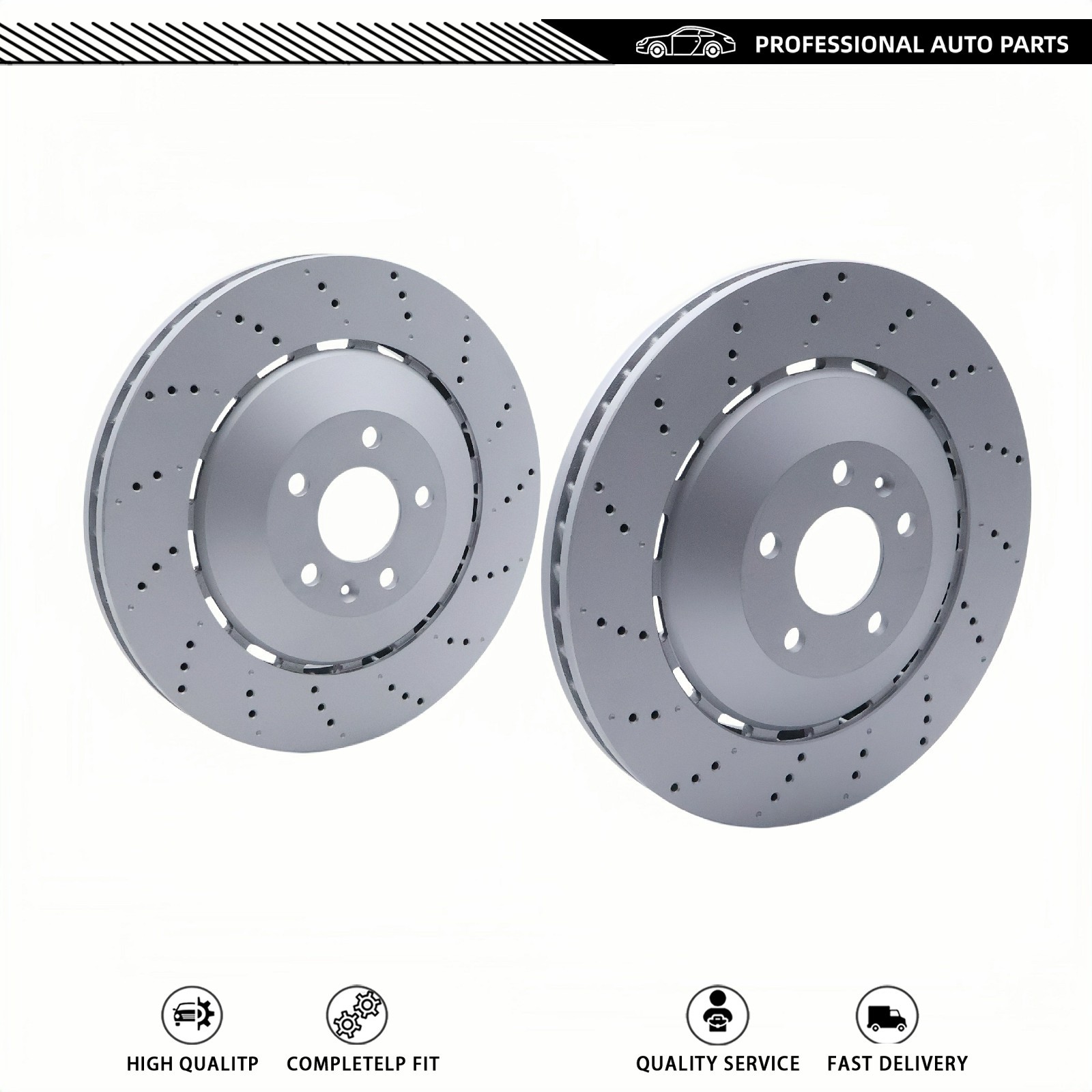 Lamborghini Huracan Spyder 2016-2019 Front Brake discs 2 pcs P/N 8T0615301