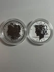 2024 S Reverse Proof $1 Morgan and Peace Silver Dollar 2pc Set OGP & COA