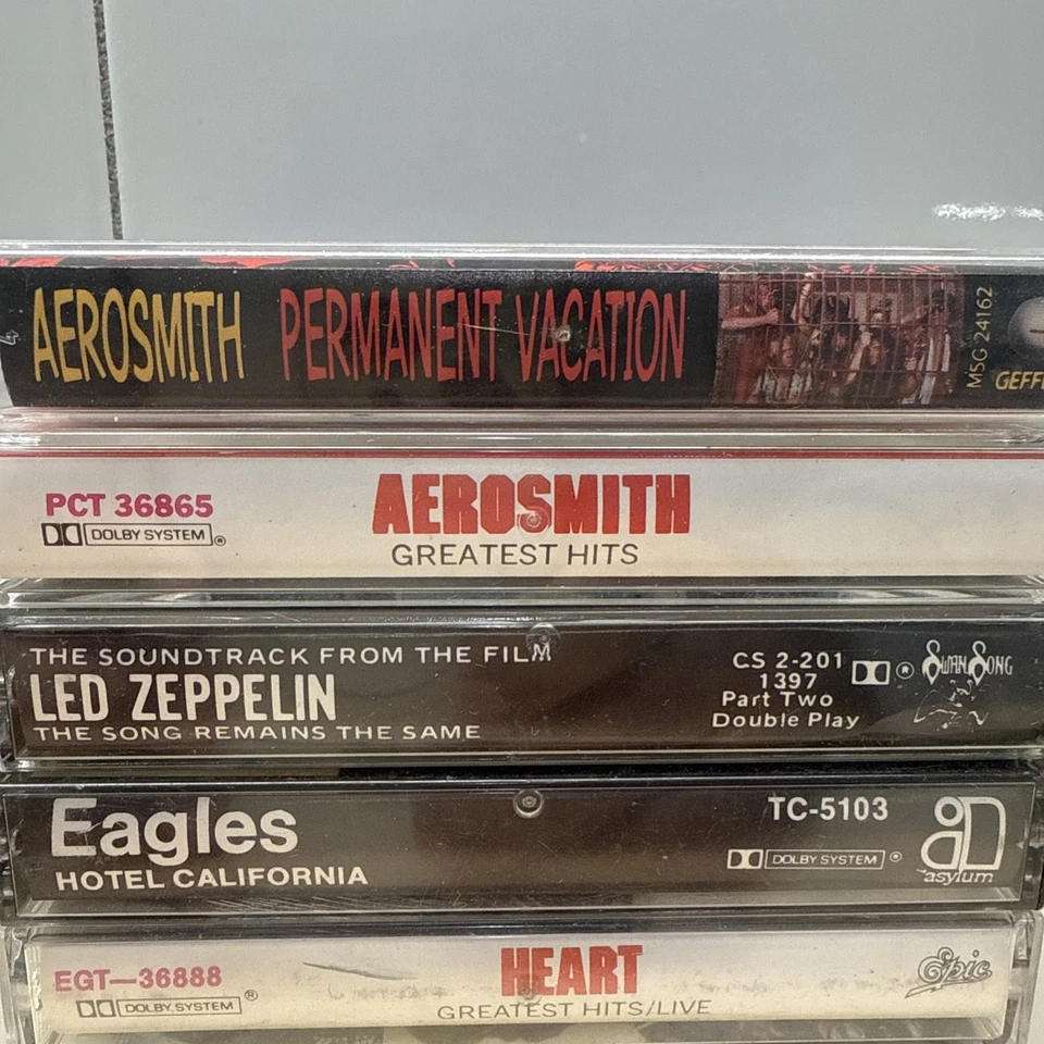 Mixed Lot Of 9 Cassette Tapes Rock, Country Vintage - Image 3 of 4