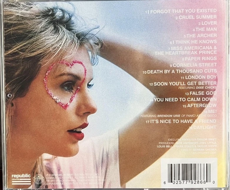 TAYLOR SWIFT - The Life of a Showgirl (So Glamorous Cabaret) + Lover 2x CD💿 NEU - Bild 4 von 4