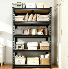 5-tier Heavy Duty Metal Shelving Storage Adjustable Garage Shelves Utility Rack 5-tier Heavy Duty Metal Shelving Storage Adjustable Garage Shelves Utility Rack