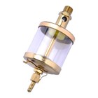 Needle Valve Type Oil Cup G1/4 100ml Sight Gravity Drip Machine New