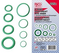 BGS O-RING-SORTIMENT, Hnbr, Ø 3 - 22 Mm, 225-TLG.