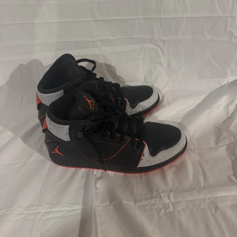 Zapatillas deportivas para hombre Nike Air Jordan 1 Flight 2 negras rojas 555798-014 Foto 3 de 4