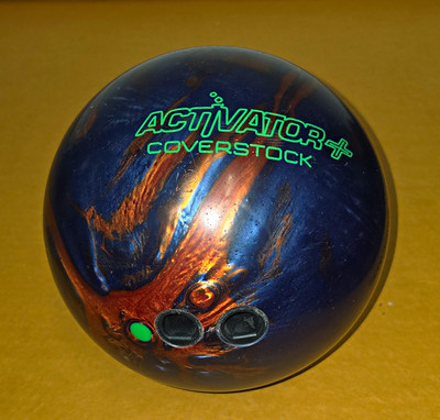 Brunswick Absolute Inferno 15 lb Drilled Ten-Pin Bowling Ball Purple/Orange