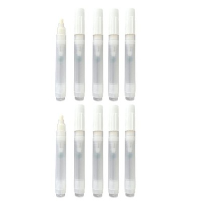 10Pcs Empty Marker Pen Multipurpose Refill Able Markers for Lettering Journaling
