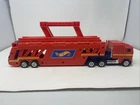 Vintage 1986 Hot Wheels Car Carrier Hauler Semi Truck Red