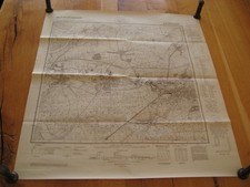 Vecchio foglio di misurazione n. 3148 Eberswalde del 1942 Finow Finowfurt Britz Werbellin