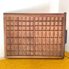 Vintage Ludlow Letterpress Tray Printers Tray #132